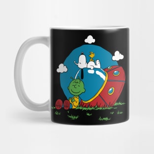 Comic Dog Extraterrestrial - Funny Pet Mug